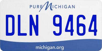 MI license plate DLN9464