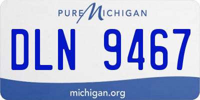 MI license plate DLN9467