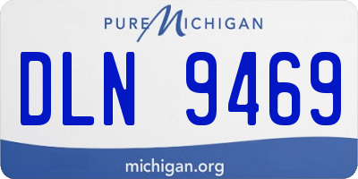 MI license plate DLN9469