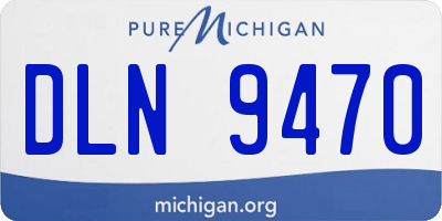 MI license plate DLN9470