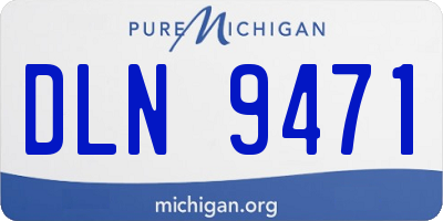 MI license plate DLN9471