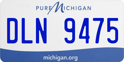 MI license plate DLN9475