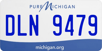 MI license plate DLN9479