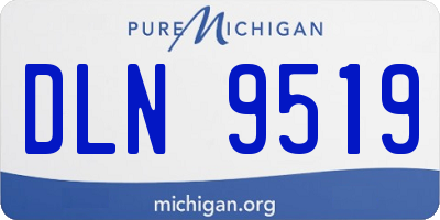 MI license plate DLN9519