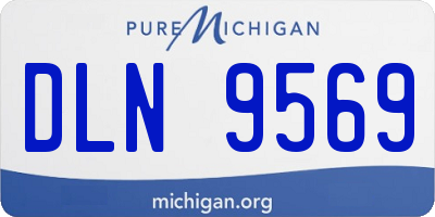 MI license plate DLN9569