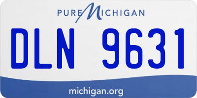 MI license plate DLN9631