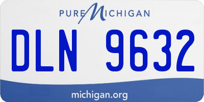 MI license plate DLN9632