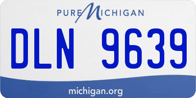 MI license plate DLN9639