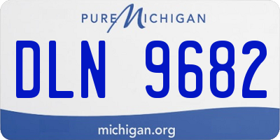 MI license plate DLN9682