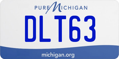 MI license plate DLT63