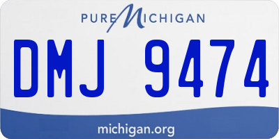 MI license plate DMJ9474