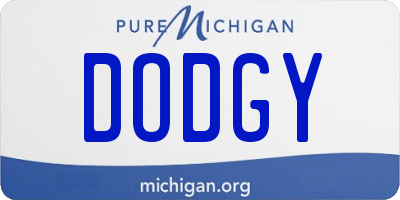 MI license plate DODGY