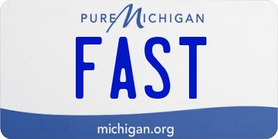 MI license plate FAST