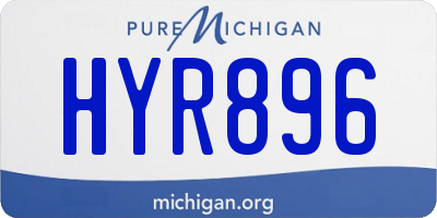 MI license plate HYR896