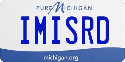 MI license plate IMISRD