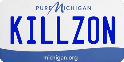 MI license plate KILLZON