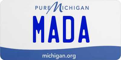 MI license plate MADA