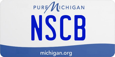 MI license plate NSCB
