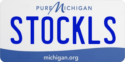 MI license plate STOCKLS