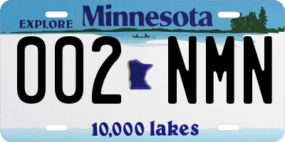 MN license plate 002NMN