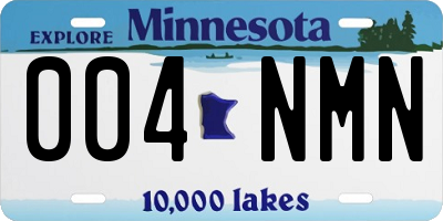 MN license plate 004NMN