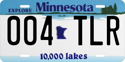 MN license plate 004TLR