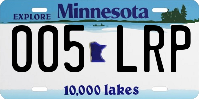 MN license plate 005LRP