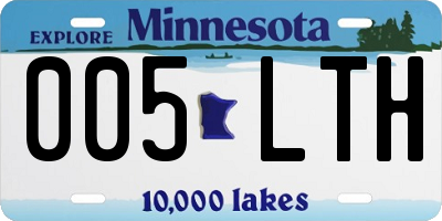 MN license plate 005LTH