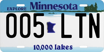 MN license plate 005LTN