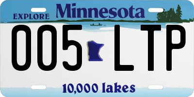 MN license plate 005LTP