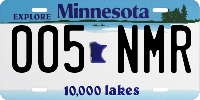 MN license plate 005NMR
