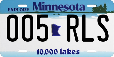MN license plate 005RLS