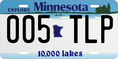 MN license plate 005TLP