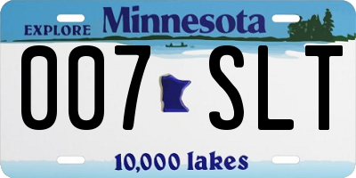 MN license plate 007SLT