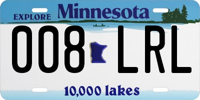 MN license plate 008LRL