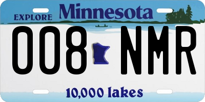 MN license plate 008NMR