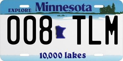 MN license plate 008TLM