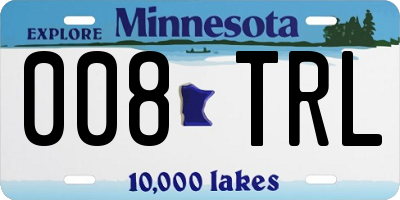 MN license plate 008TRL
