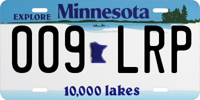 MN license plate 009LRP