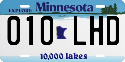 MN license plate 010LHD