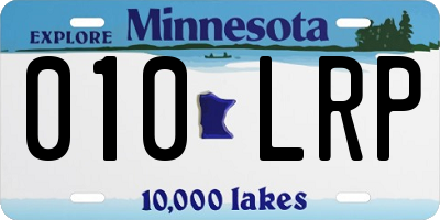 MN license plate 010LRP
