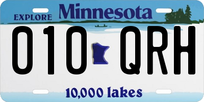 MN license plate 010QRH