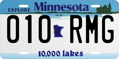MN license plate 010RMG
