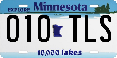 MN license plate 010TLS