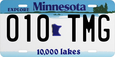 MN license plate 010TMG