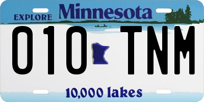 MN license plate 010TNM