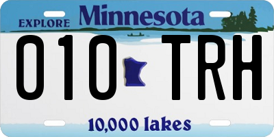MN license plate 010TRH