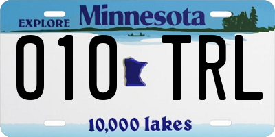 MN license plate 010TRL