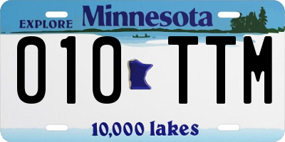 MN license plate 010TTM