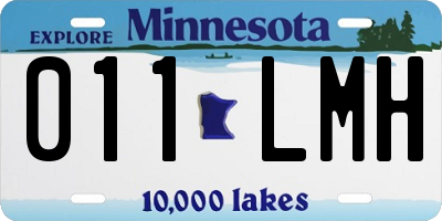 MN license plate 011LMH